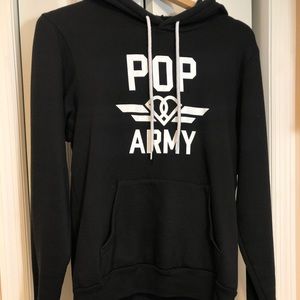 Black POP Army Hoodie